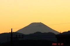 富士山12/27夕。クリックして大きくしてくださいね。ｒ１