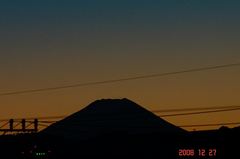 富士山12/27夕。クリックして大きくしてくださいね。r1
