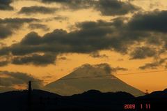 富士山09'1/11夕。クリックして大きくしてくださいね。ｒ１