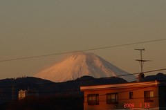 富士山09'1/13朝。クリックして大きくしてくださいね。ｒ１