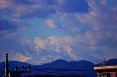 富士山11'12/25。α55 SLT-A55VY 70-300mm F4.5-5.6 G SSM SAL70300G。クリックすると大きくなります。