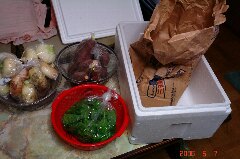 野菜類。クリックすると大きくなります。r