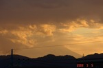 富士山3/5夕