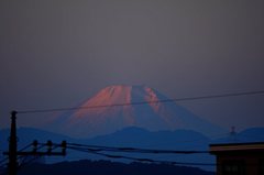 紅富士山11'11/24。α55 SLT-A55VY 70-300mm F4.5-5.6 G SSM SAL70300G。クリックすると大きくなります。